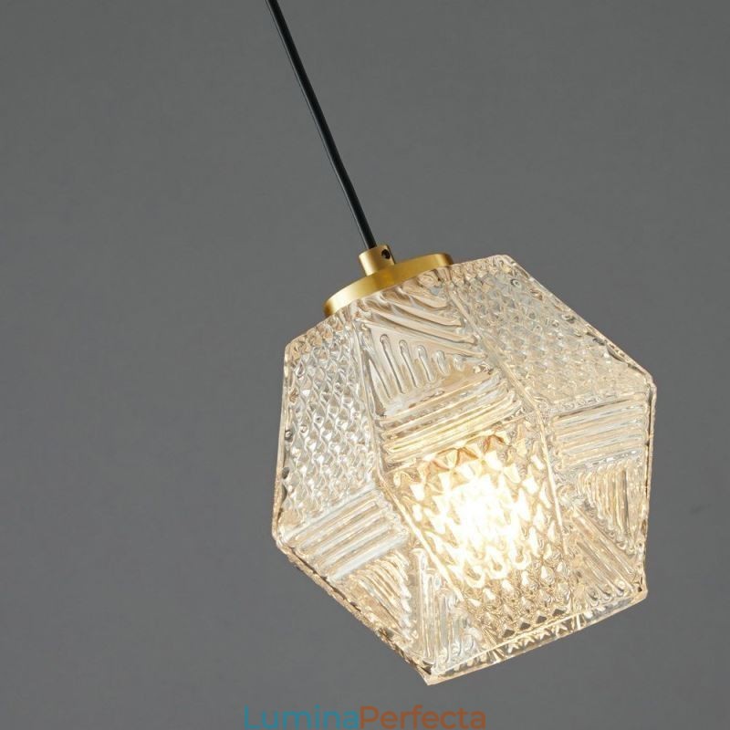 Lampă suspendată modernă Iluminat pentru casă din sticlă Lampă suspendată creativă