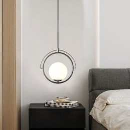 Lampă suspendată cu bile de sticlă Decor Lampă suspendată pentru casă