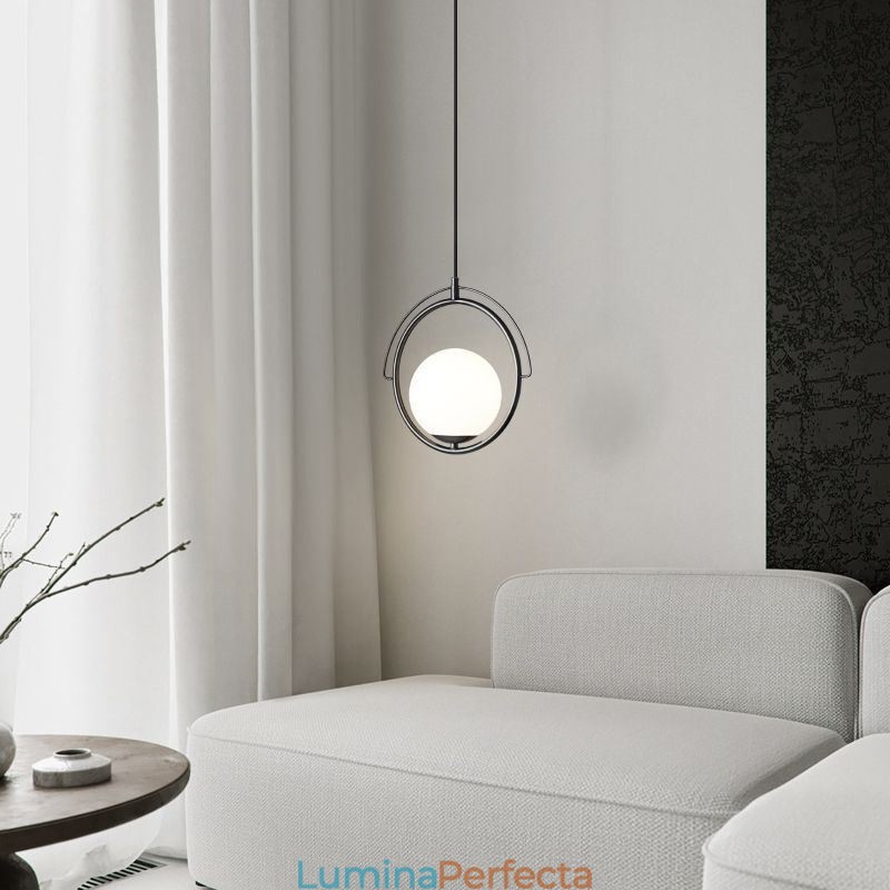 Lampă suspendată cu bile de sticlă Decor Lampă suspendată pentru casă