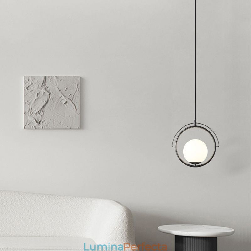 Lampă suspendată cu bile de sticlă Decor Lampă suspendată pentru casă