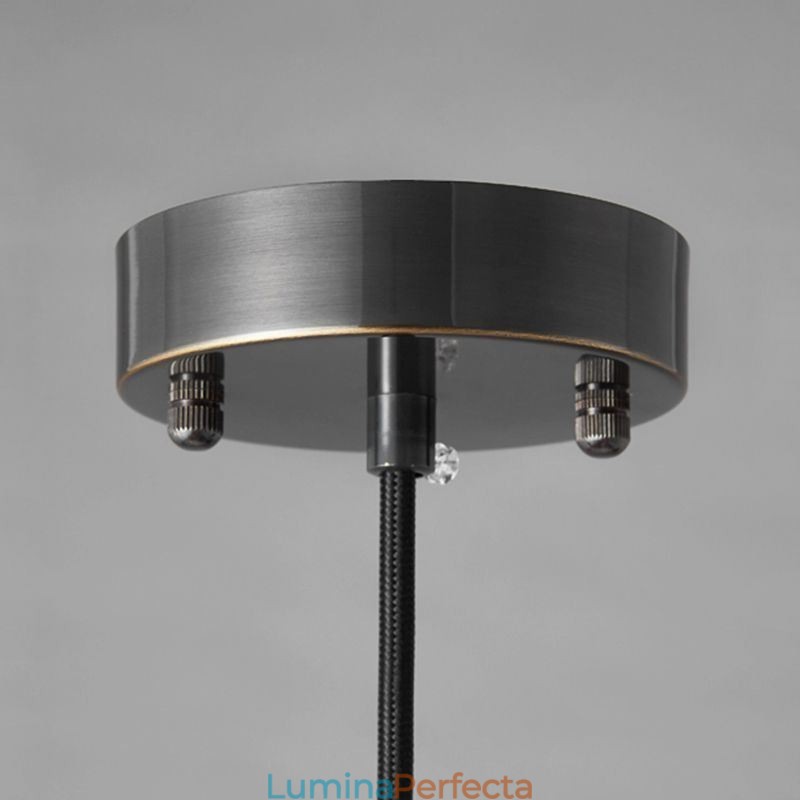 Lampă suspendată modernă din sticlă Lampă suspendată unică cu abajur din sticlă transparentă