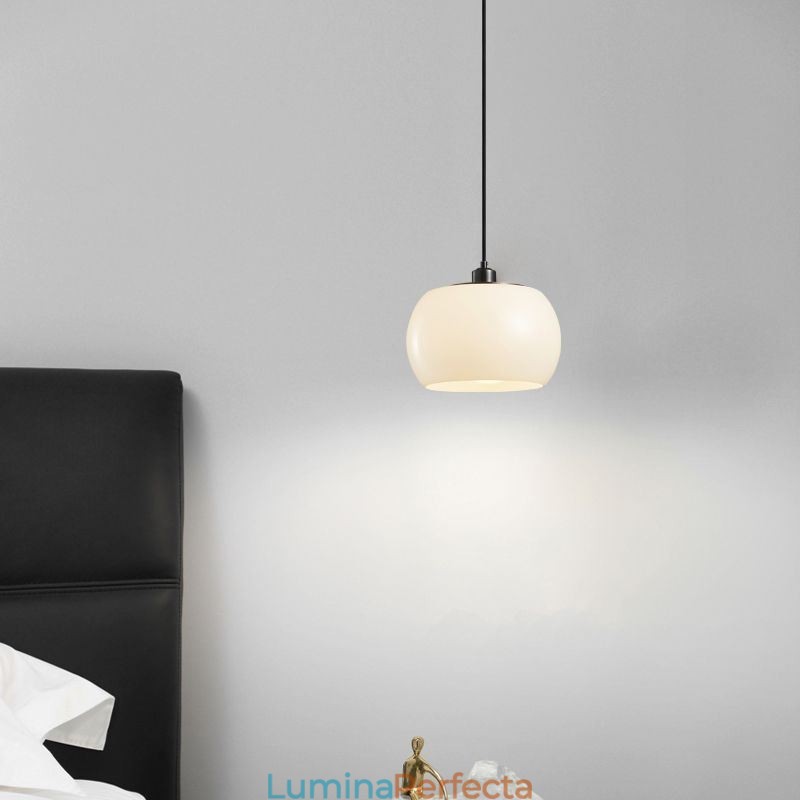Lampă suspendată modernă din sticlă Pumpkin Design Pendant