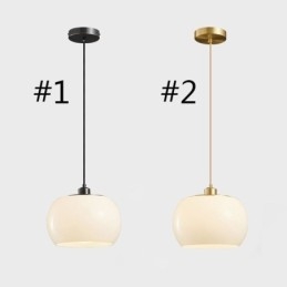 Lampă suspendată modernă din sticlă Pumpkin Design Pendant