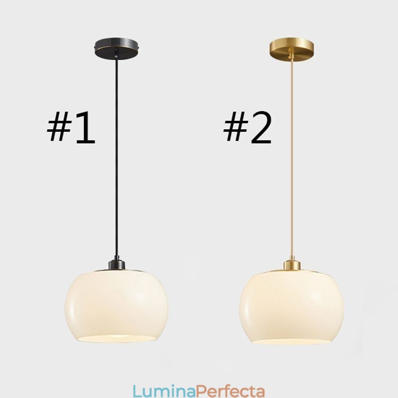 Lampă suspendată modernă din sticlă Pumpkin Design Pendant