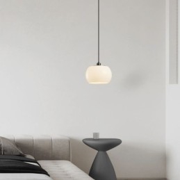 Lampă suspendată modernă din sticlă Pumpkin Design Pendant