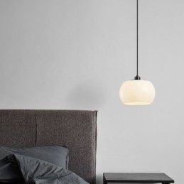 Lampă suspendată modernă din sticlă Pumpkin Design Pendant