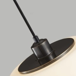 Lampă suspendată modernă din sticlă Pumpkin Design Pendant