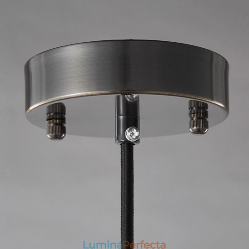 Lampă suspendată cu bile de sticlă cu frunze de iluminat suspendat de Crăciun