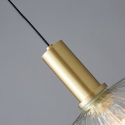 Lampă cu pandantiv modernă cu o lumină din sticlă