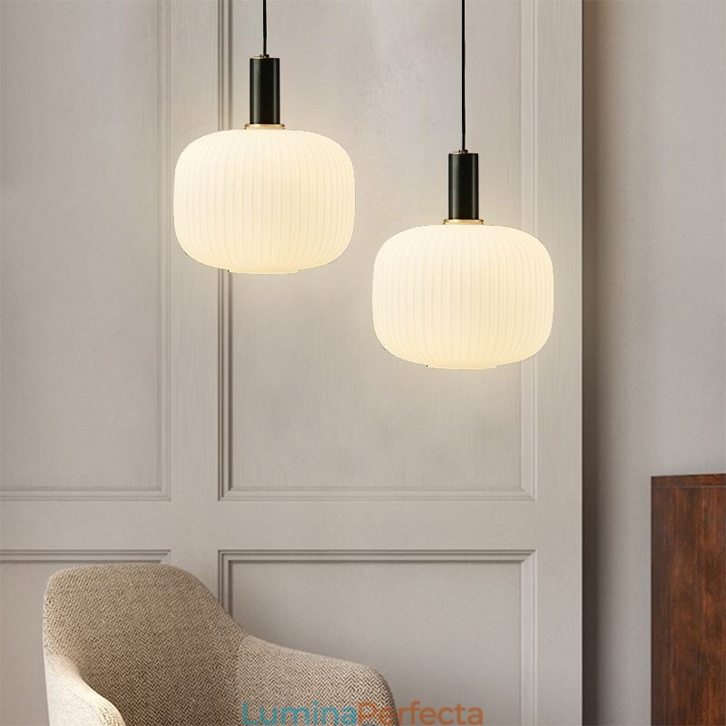 Lampă suspendată modernă Lumini suspendate simple creative din sticlă