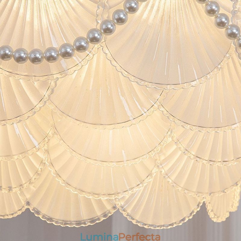 Lampă suspendată din sticlă europeană Lampă suspendată elegantă Scallop