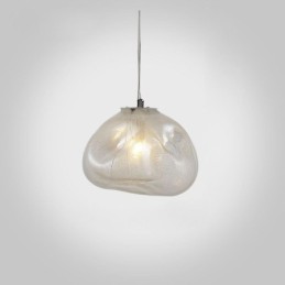 Lampă suspendată nordică creativă Candelabru din sticlă Artă suspendată