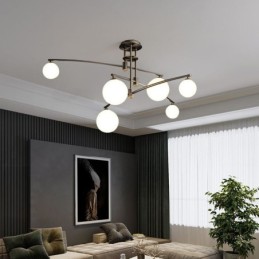 Candelabru Magic Bean Lampă suspendată din sticlă