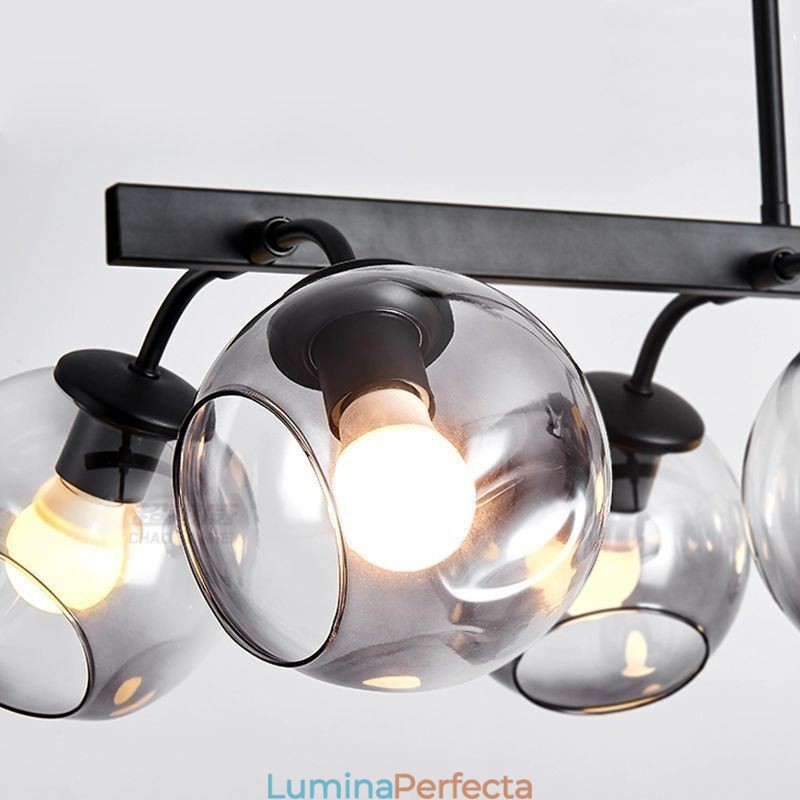 Lumină suspendată Magic Bean Glob de sticlă