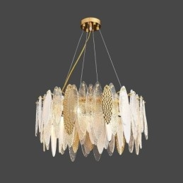 Lampă suspendată din sticlă elegantă contemporană