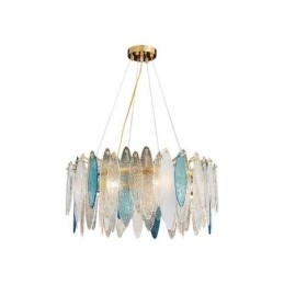 Lampă suspendată din sticlă elegantă contemporană