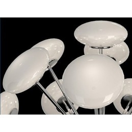 Lampă ModernYestaurant Lampă Circulară Simple Artă din Sticlă Pendant Stil European