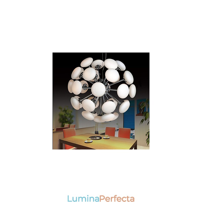 Lampă ModernYestaurant Lampă Circulară Simple Artă din Sticlă Pendant Stil European