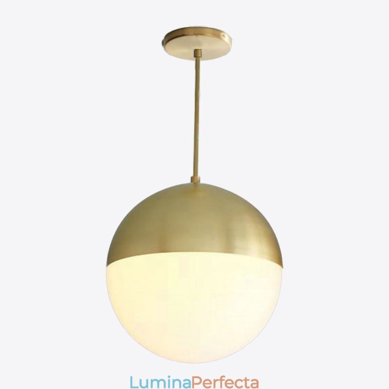 Lampă suspendată modernă cu bile de sticlă, insula Idei