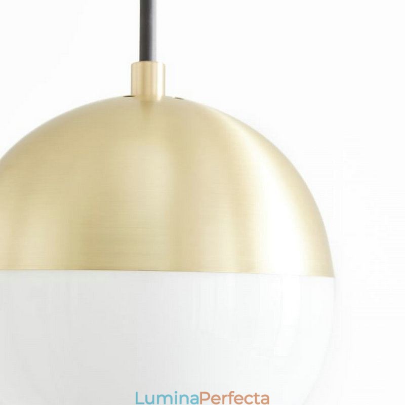 Lampă suspendată modernă cu bile de sticlă, insula Idei