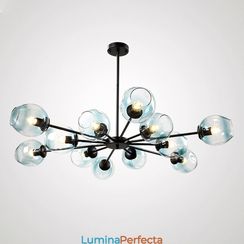 Lampă cu pandantiv din sticlă nordică Lampă magică în formă de fasole Iluminare candelabru