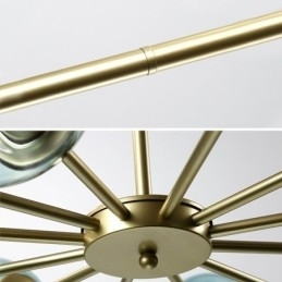 Lampă cu pandantiv din sticlă nordică Lampă magică în formă de fasole Iluminare candelabru