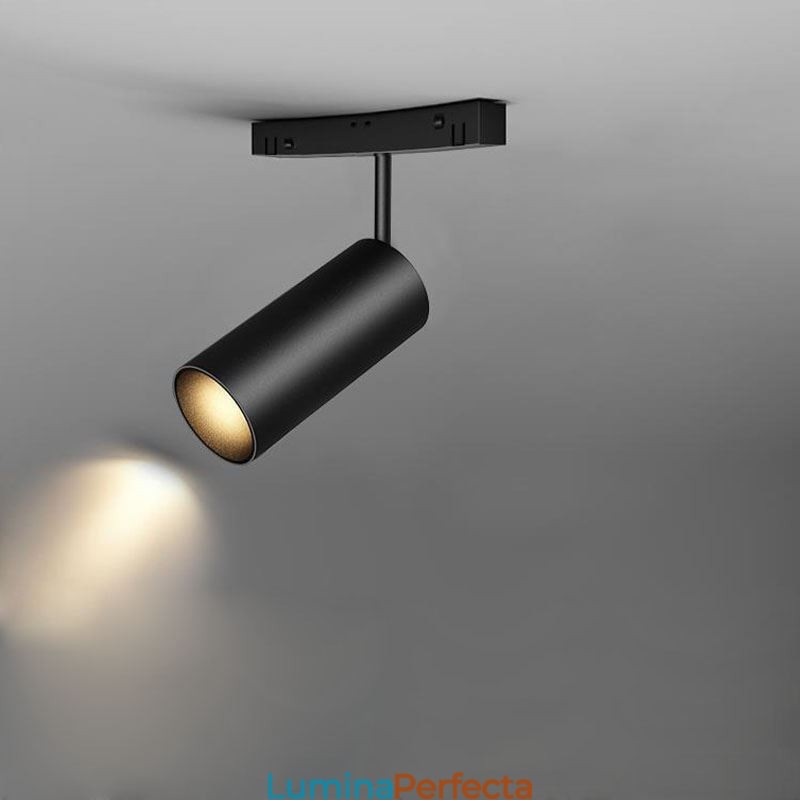 Sistem de iluminat pe șină circulară Corp de iluminat pe șină magnetică încasabilă 120cm