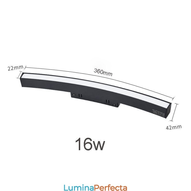 Sistem de iluminat pe șină circulară Corp de iluminat pe șină magnetică încasabilă 120cm