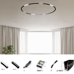 Lumină Circulară Lumină Încastră Magnetică Lumină Decorativă 100cm