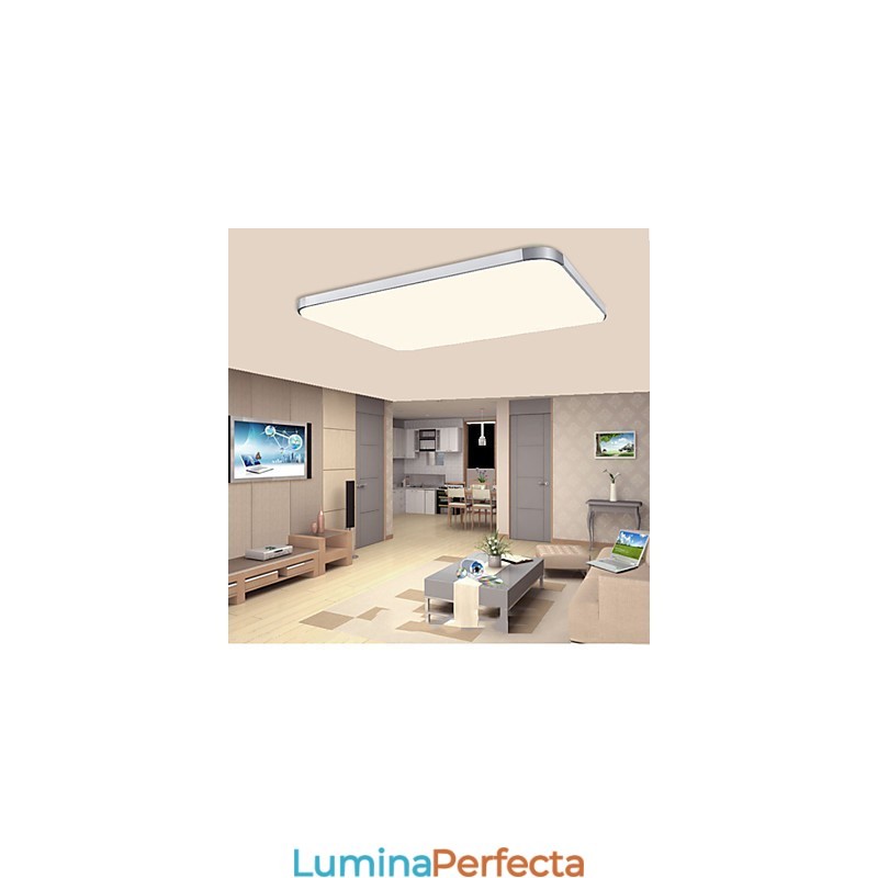 Lampă de încadrare modernă din aluminiu, dreptunghiulară, în formă de iPhone 5, cu lumină reglabilă