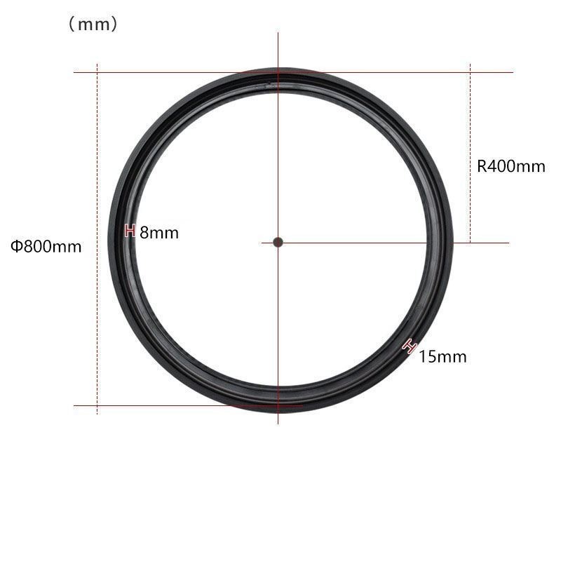 Lumină circulară magnetică pe calea reflector încastrat Lumină decorativă 80 cm