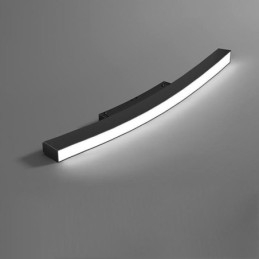Proiector magnetic încastrat cu lumină liniară pe cale