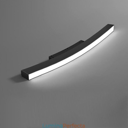 Proiector magnetic încastrat cu lumină liniară pe cale Proiector magnetic încastrat cu lumină liniară pe cale
