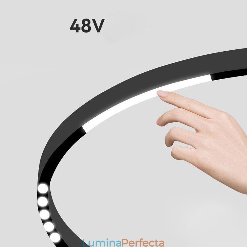 Proiector magnetic încastrat cu lumină liniară pe cale