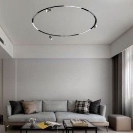 Proiector magnetic încastrat cu lumină liniară pe cale