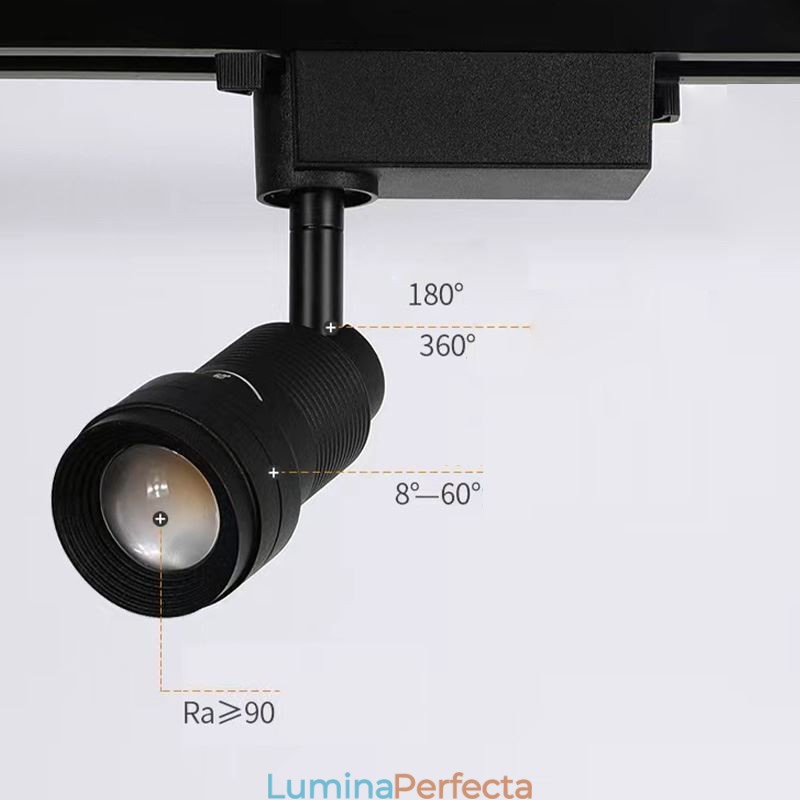 Lumină de accent cu focalizare gratuită