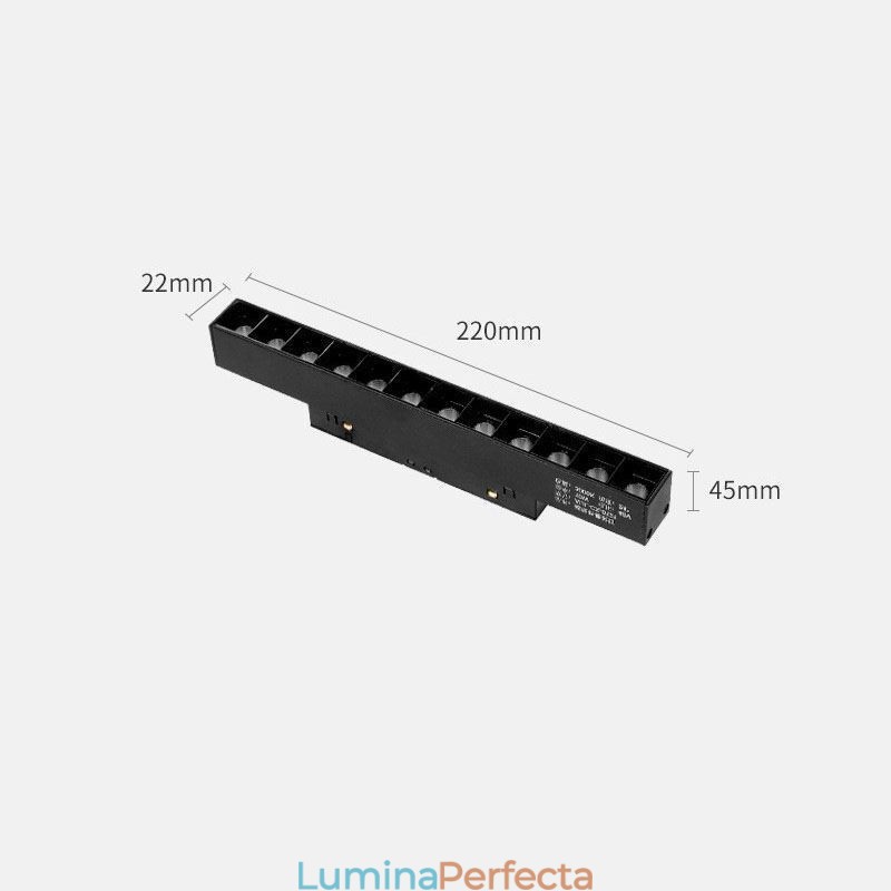 Lumină pe cale magnetică Spot încastrat Lumină decorativă 3M 36V