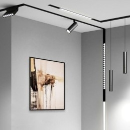 Lampă suspendată pe pistă Lampă suspendată magnetică încasabilă Spot 36V