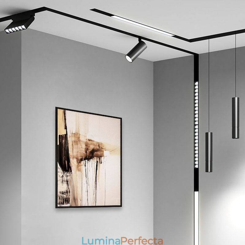 Lampă suspendată pe pistă Lampă suspendată magnetică încasabilă Spot 36V