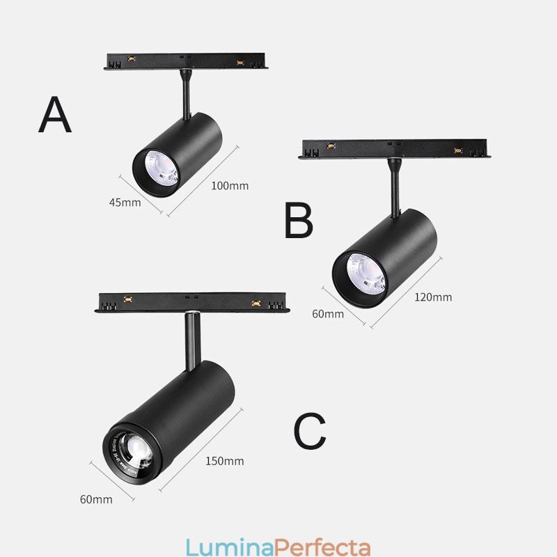 Spot cu piese magnetice Spot încastrat