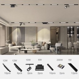 Lumină pe cale magnetică Spot încastrat Lumină decorativă 6M*2