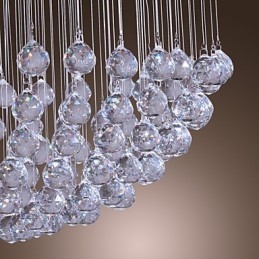 Candelabru din cristal cromat modern contemporan