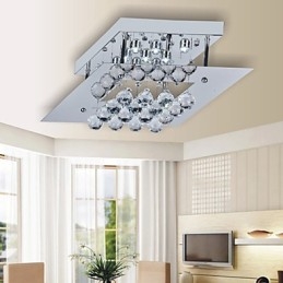 Montaj încastrat din metal galvanizat din cristal modern și contemporan