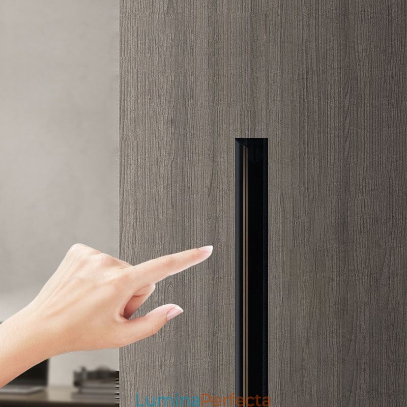 Sine de iluminat pe șine încastrate Profil de suprafață de șină magnetică din aluminiu Banda de lumină ultra subțire de șină 100 cm