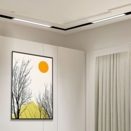 Proiector magnetic încastrat cu lumină liniară pe cale 36V
