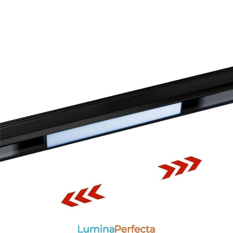Proiector magnetic încastrat cu lumină liniară pe cale 36V