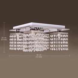 Plafoniera Crystal Modern 5 Lumini