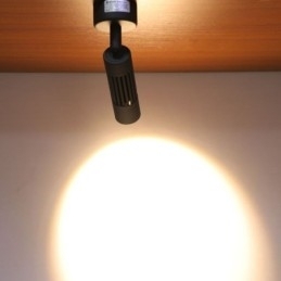 Reflector rotativ COB Spot negru de tavan (o singură lumină)