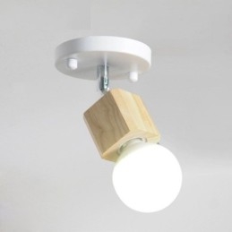 Plafoniera albă modernă, simplă, mini spot (o singură lumină)