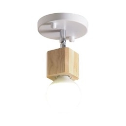 Plafoniera albă modernă, simplă, mini spot (o singură lumină)
